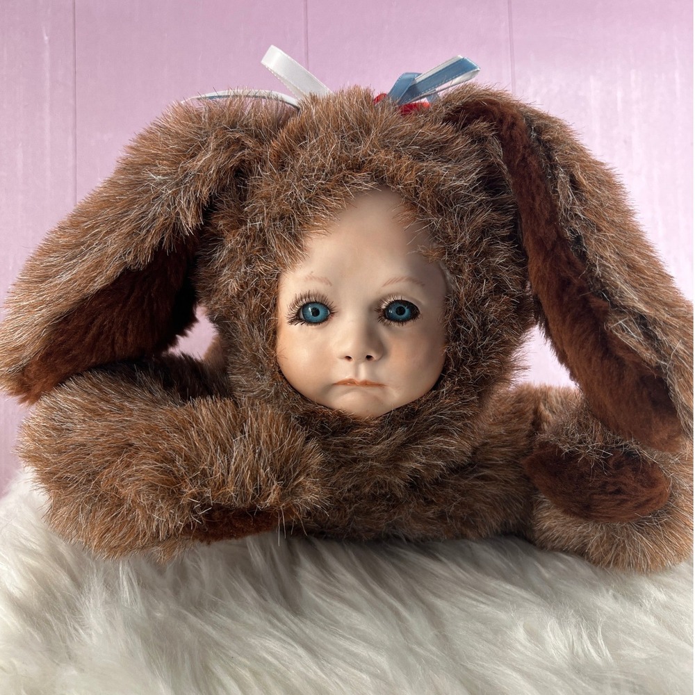 Whimsical‎ Woodland Rabbit Character Doll Cottagecore Storybook Fairytale Decor